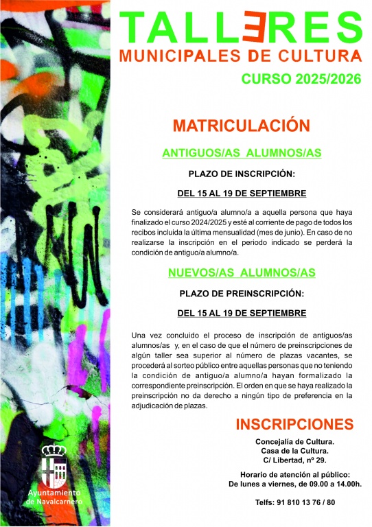 carteles matrículas