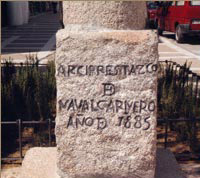 Detalle Cruz del Arciprestazgo. Calle de la Constitución