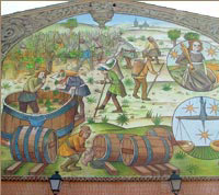 Oficios siglo XV. Pintura mural C/ Tío Canor