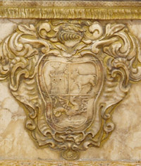 Escudo de Pedro de Buitrago. Capilla de San José. Iglesia Ntra. Sra. de la Asunción.
